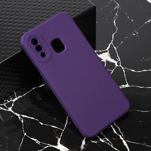 maska teracell giulietta za samsung A405F galaxy A40 mat tamno ljubicasta Cene