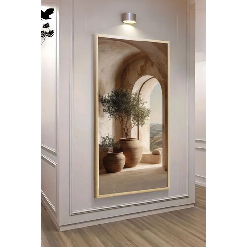 Wallity Dekorativna uramljena slika, 70x33cm, &amp;Scaron;arena Slike
