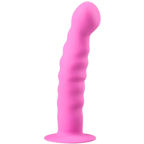 EasyToys - Anal Collection silikonski dildo sa usisnom čašom, ružičasti