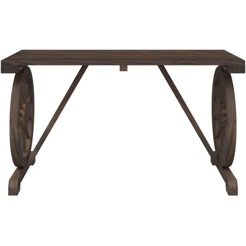  Vrtni stol 115 x 55 x 65 cm od masivne jelovine Slike