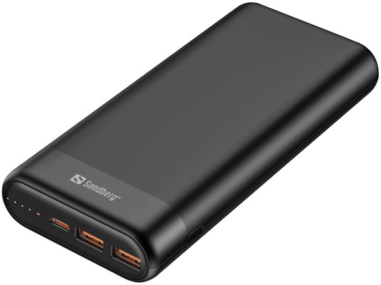Sandberg Banka baterija - Powerbank 20000 PD65W+2xQC3.0 (Ulaz: USB-C, Izlaz: 2xUSB-A+USB-C) Slike