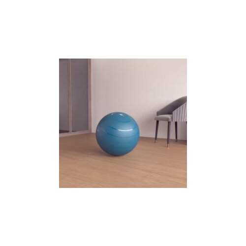 Lopta za pilates veličine s (55cm) plava Slike