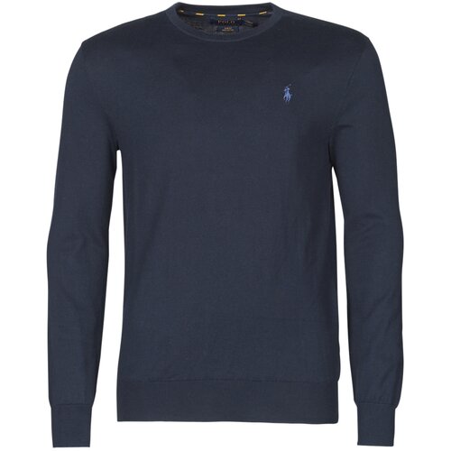 Polo Ralph Lauren PULL COL ROND AJUSTE EN COTON PIMA LOGO PONY PLAYER Blue Cijene