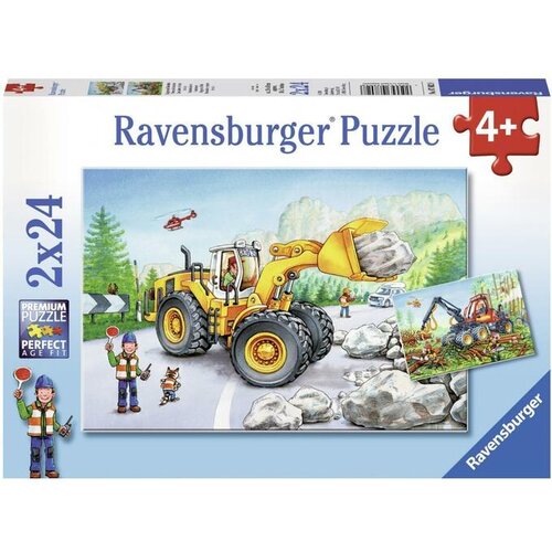 Ravensburger 2x24 delna sestavljanka Gradbišče 01-078028 Cene