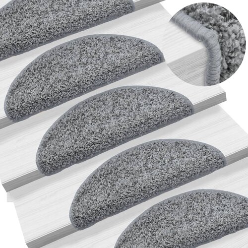 vidaXL Preproge za stopnice 15 kosov 56x20 cm sive Cene