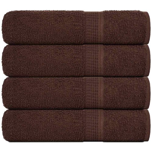 Furnova Brisače za tuširanje 4 kos rjava 70x140 cm 360 g/m² 100% bombaž, (21916537) Cene