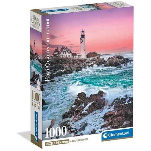 Clementoni Prvi snijeg kod Portland Heada HQC 1000 dijelni puzzle s posterom - Slike