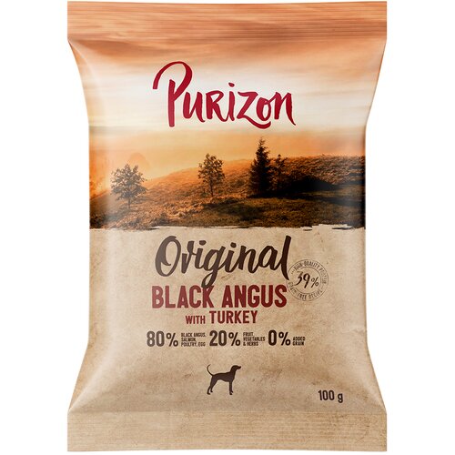 Purizon Poskusna akcija! 100g/300 g/400 g - Adult Black Angus 100 g Cene
