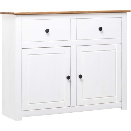  Komoda od borovine bijela 93 x 40 x 80 cm asortiman Panama Cene
