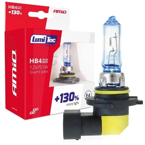Amio Halogenska žarnica HB4 12 V 51 W LumiTec Limited +130 % DUO, 2 kosa Cene