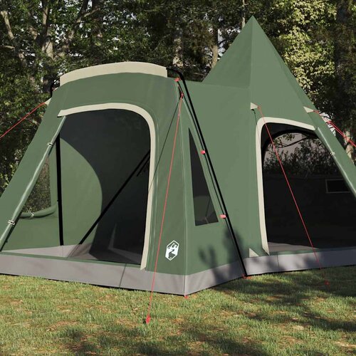  Teepee za 5 osoba s krovom Zelena 545 x 450 x 295 cm Slike
