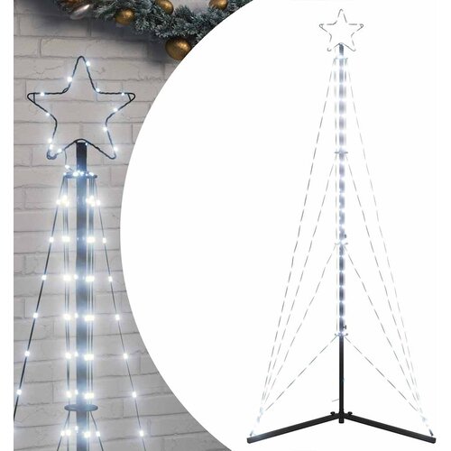  LED božićno drvce 363 LED hladno bijele 182 cm Slike
