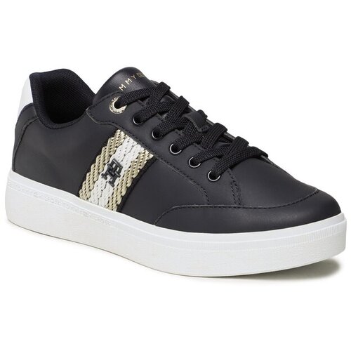 Tommy Hilfiger COURT SNEAKER WITH WEBBING Tamno plava Cene