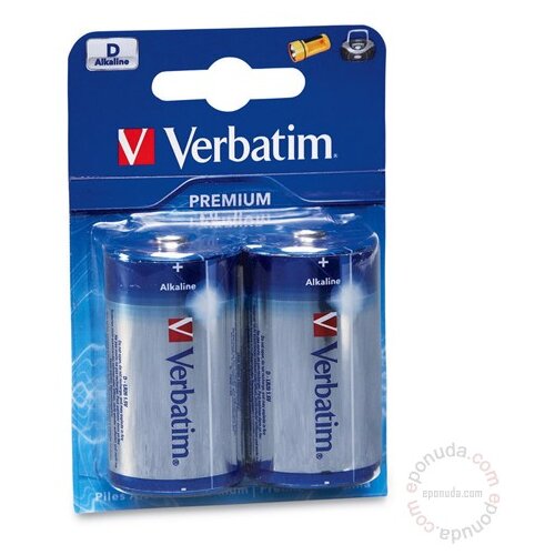 Verbatim D-LR20 MONO 1.5V 49923 alkalna baterija Slike