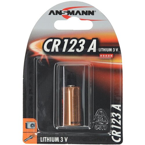 AN Bat CR123A 3V 1/1 Lithium Cene