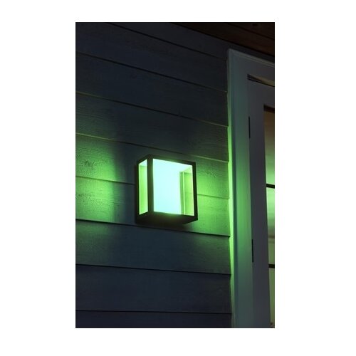 Philips Zunanja stenska LED svetilka Hue Impress (8 W, RGBW, IP44, 11,7 x 19 x 24 cm) Slike