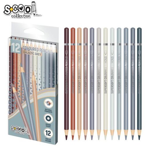 Scool drvene boje super soft galactic grey 1/12 SC2590 Cene