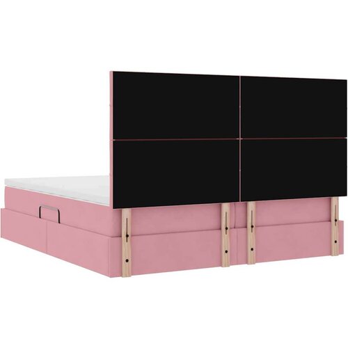  Krevet s od storage s madracem Ružičasta 180 x 200 cm Bar&amp;scaron;un Slike