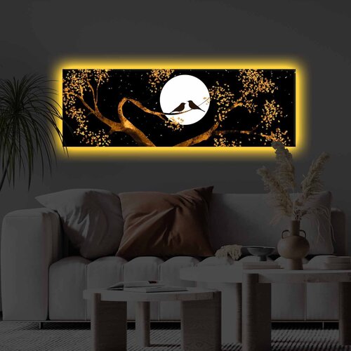 Wallity 3090KTLGDACT - 016 Multicolor Decorative Led Lighted Canvas Painting Cijene