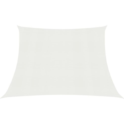 VidaXL Senčno jadro 160 g/m&amp;sup2; belo 3/4x2 m HDPE Slike