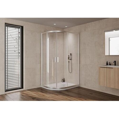 Kolpa San polkrožna tu&scaron; kabina Venus R 100X80-UNI S/1 R550, srebrna, 660470 Cene