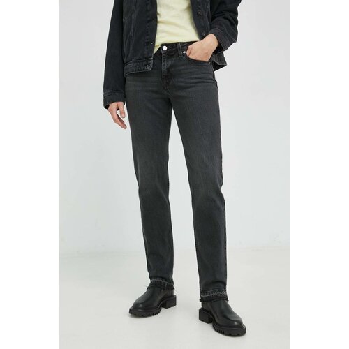Levi&amp;#039;s Traperice Low Pitch Straight za žene, visoki struk Slike