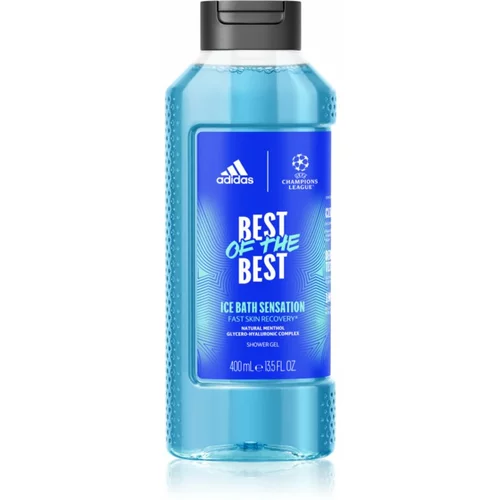 Adidas UEFA Champions League Best Of The Best osvežujoč gel za prhanje za moške 400 ml