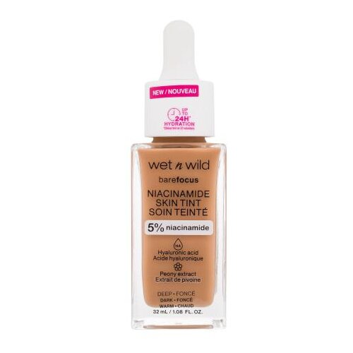 Wet'n wild Bare Focus Niacinamide Skin Tint lagani hidratantni puder 32 ml Nijansa dark Cijene