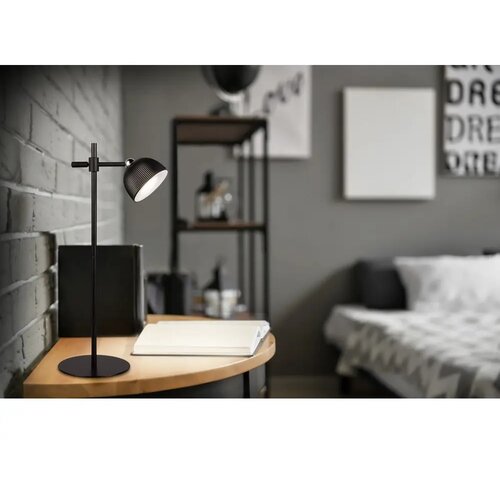 Tri O crna led stolna lampa s mogućnosti zatamnjivanja/s hvataljkom (visina 41 cm) maxima &amp;ndash; Slike