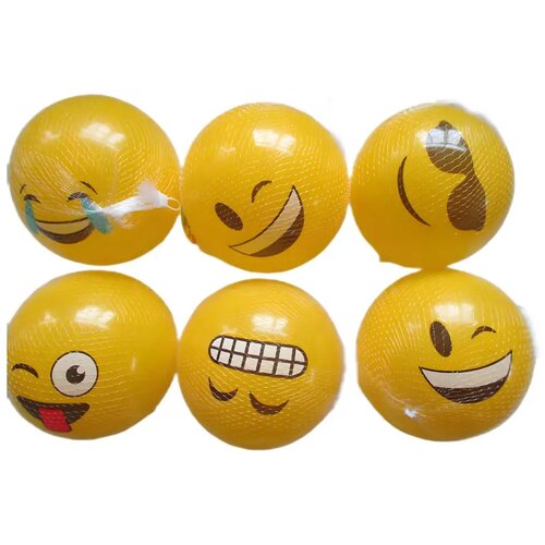 Magic Toys lopta od gume s uzorkom emojija, 23 cm, dostupna u vi&scaron;e varijanti Cijene