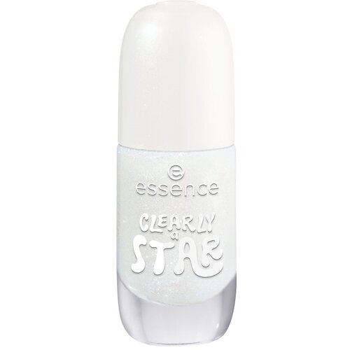 Essence Lak za nohte Gel-Nagellack - 02 CLEARLY a STAR Bela Slike