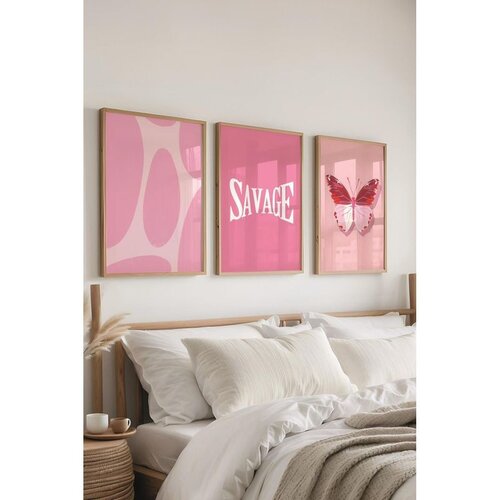 WALLXPERT &Ccedil;-300424 - 5070 Vi&scaron;enamenski Set Dekorativnih Slika (3 Komada) Cene