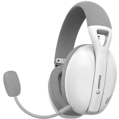 Rampage slu&amp;scaron;alice sa mikrofonom crack H11 bluetooth bele Slike