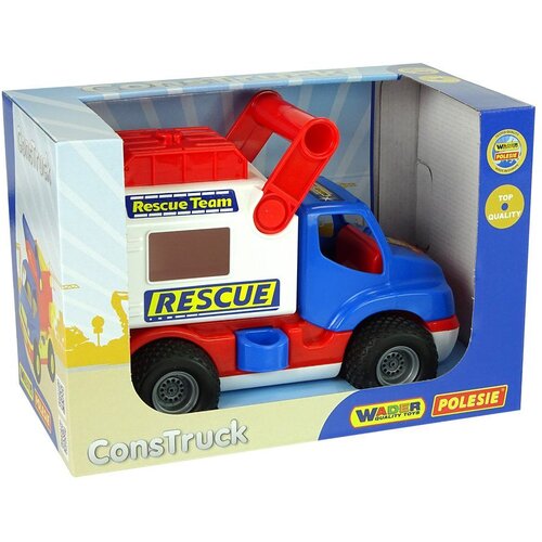  Dječji kamion Rescue bijelo - plavi Slike
