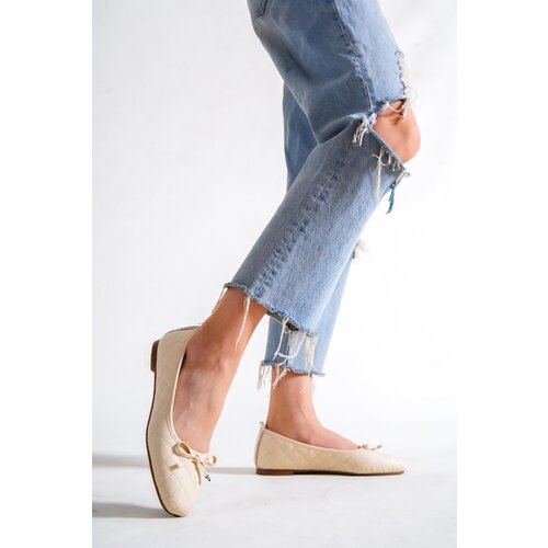 Capone Outfitters Ballerina Flats - Beige - Flat Slike