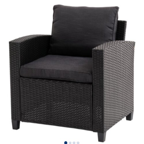  Lounge stolica Ulehuse crna Cene