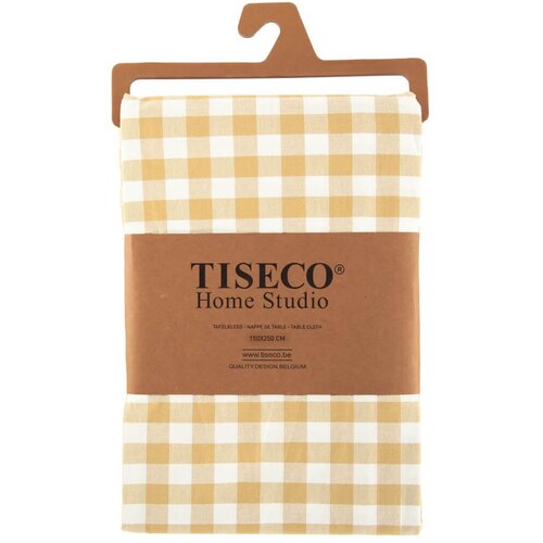 TISECO Prt Gingham 250x150cm / rumen / bombaž, (5000198325) Cene