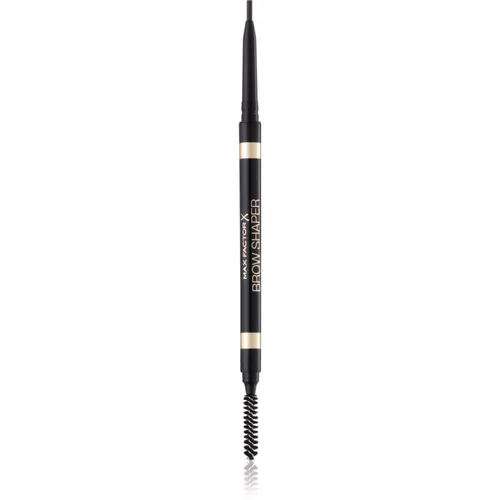 Max Factor Brow Shaper automatska olovka za obrve sa četkicom nijansa 30 Deep Brown