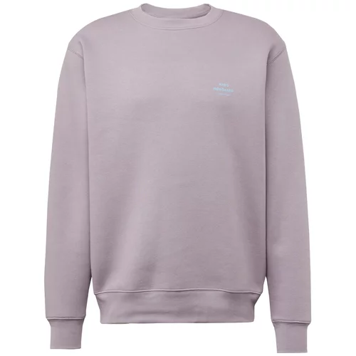 MADS NORGAARD COPENHAGEN Sweater majica nebesko plava / sivkasto ljubičasta (mauve)