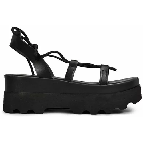 Altercore Sandale Sue za žene, boja: crna, s platformom