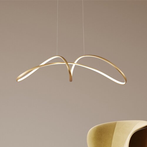 Zuma line 20026P-GD - led luster na sajli fermi LED/50W/230V 3000/4000/6000K Slike