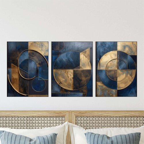 Wallity slika Mdf-00110, 40x90 cm, 3 dijela Cene