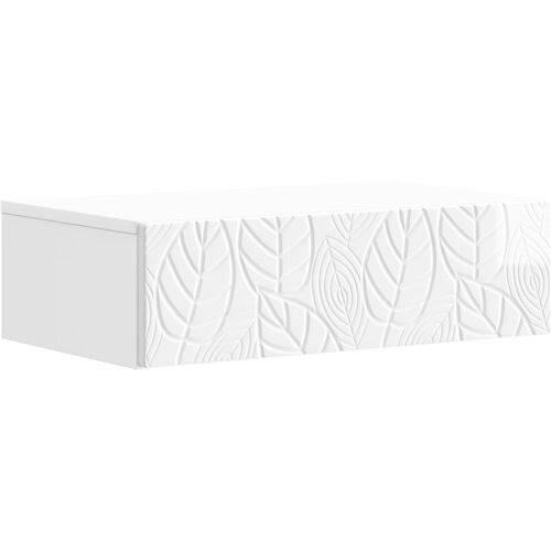 vidaXL Stolna montirana na zid 87 5 x 34 5 x 17 cm Konstruirano drvo - Bijela visokog sjaja 87 5 cm Cene