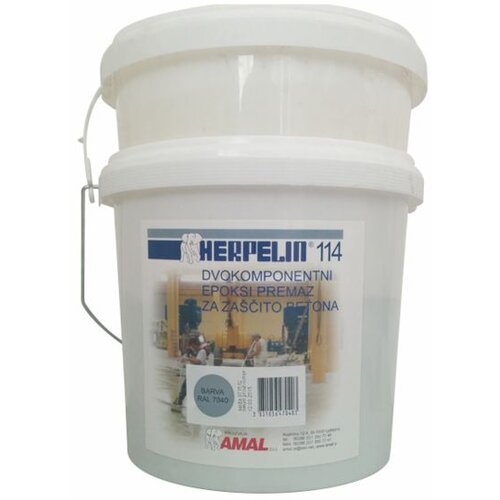 AMAL Dvokomponentni premaz epoksi Herpelin 114 (Siva, 5 kg) Slike