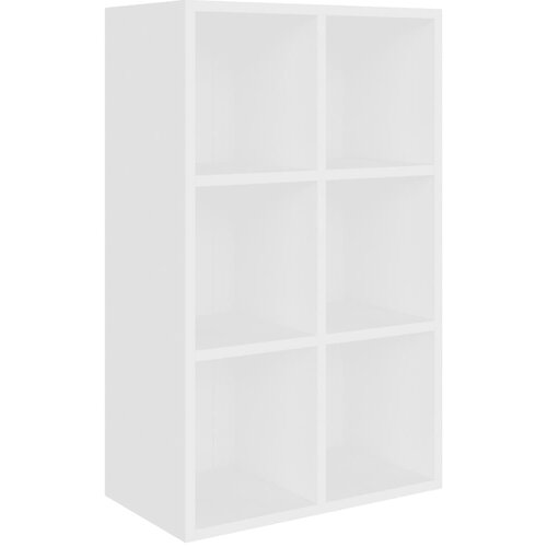 Maison Chic Knjižna omara - Knjižni regal bela 66x30x98 cm iverna plošča, (21723252) Cene