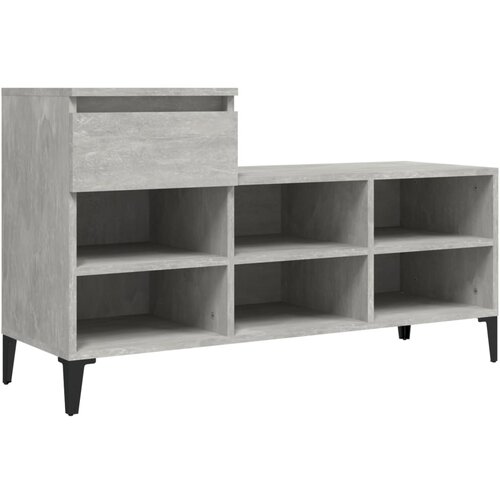 Maison Chic Omarica za obutev - Kopa za čevlje betonsko siva 102x36x60 cm inženirski les, (21777703) Cene