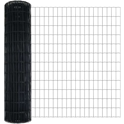 VidaXL Euro Ograda Siva 1.2x25 m Čelik Slike