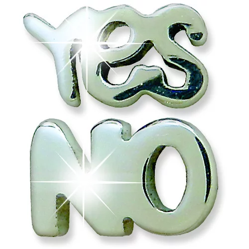  BIOJOUX uhani, Yes & No