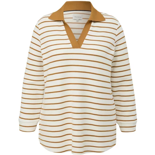 Triangle Sweater majica ecru/prljavo bijela / smeđa