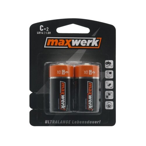  Baterija alkalna c lr14 1.5v 2/1 maxwerk ( BAT9140 ) Slike